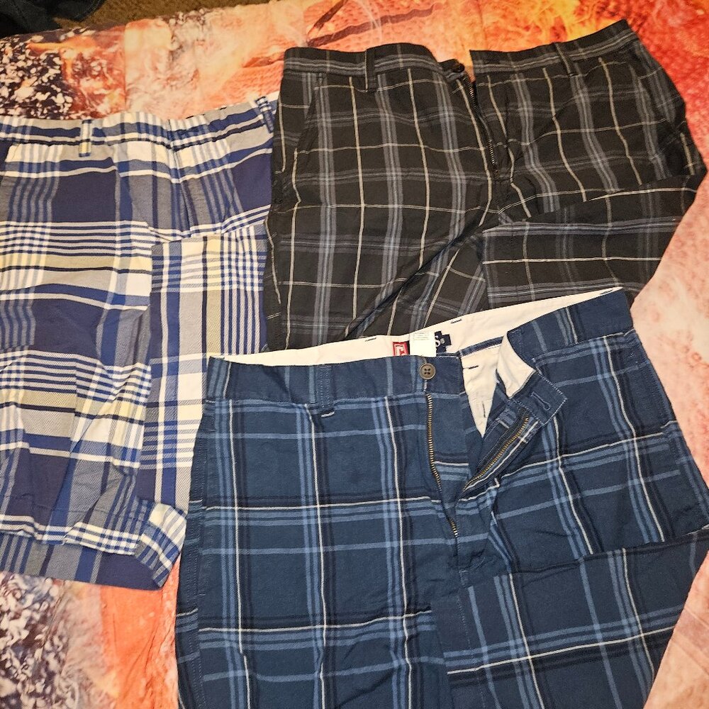 3 pairs men chaps shorts size 36